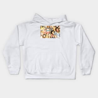 kelly clarkson collage Kids Hoodie